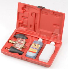 COMBUSTION GAS LEAK TESTER KIT WITH HORIZONTAL CHAMBERS
