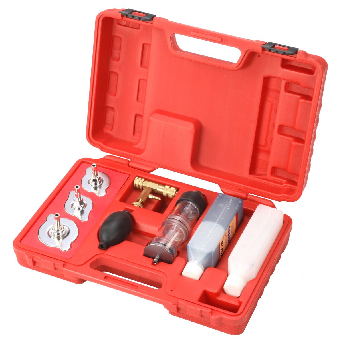 COMBUSTION GAS LEAK TESTER KIT WITH VERTICAL CHAMBERS