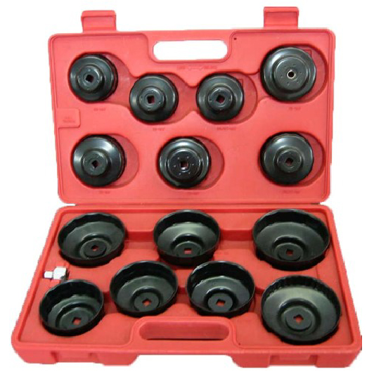 15PCS CUP TYPE OIL FILTER WRENCH