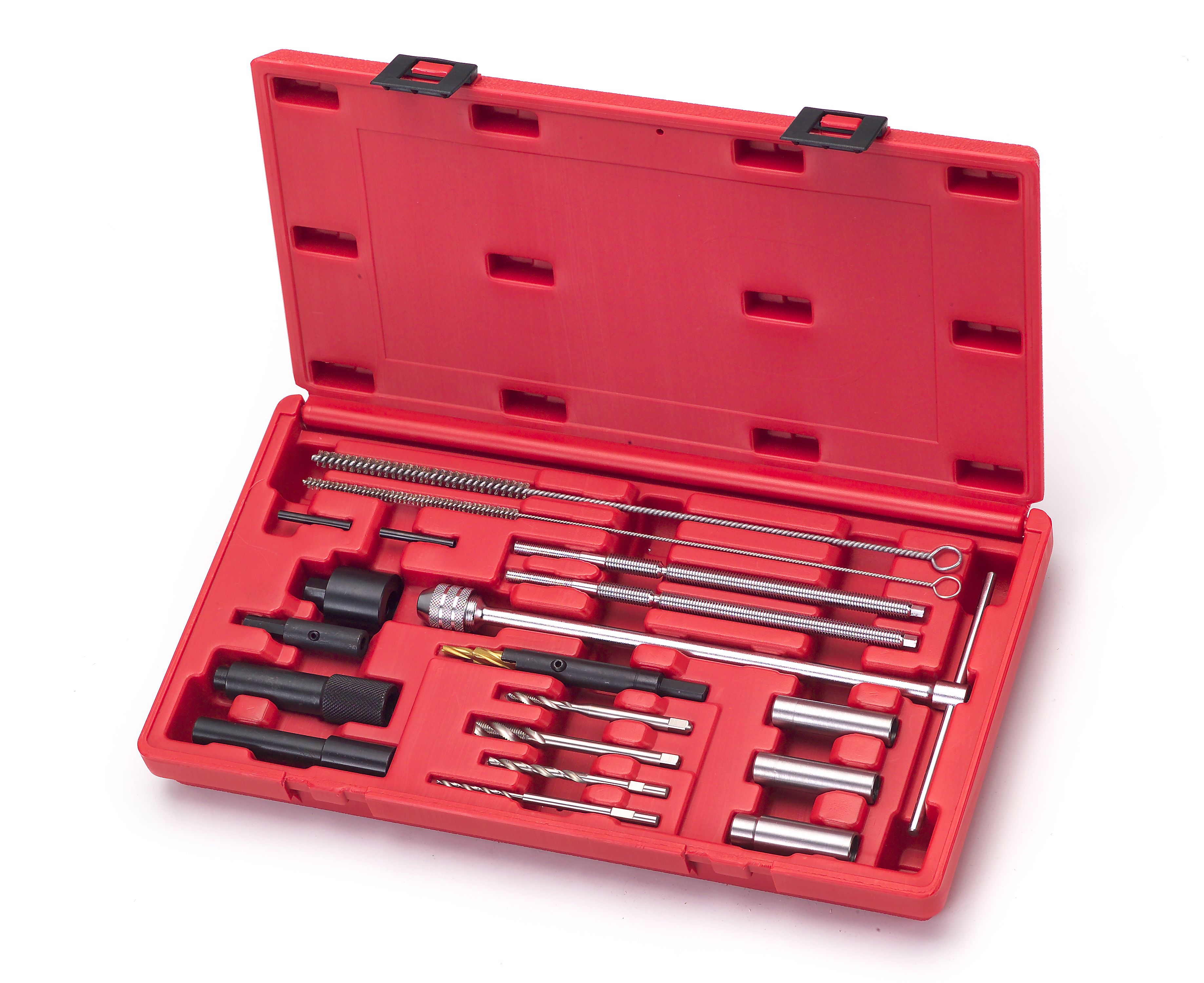 DAMAGED GLOW PLUG REMOVAL & CLEANING TOOL SET