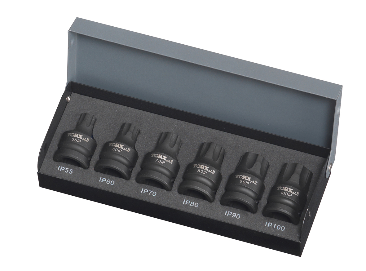 6PCS TORX PLUS IMPACT BIT SOCKET SET - IP