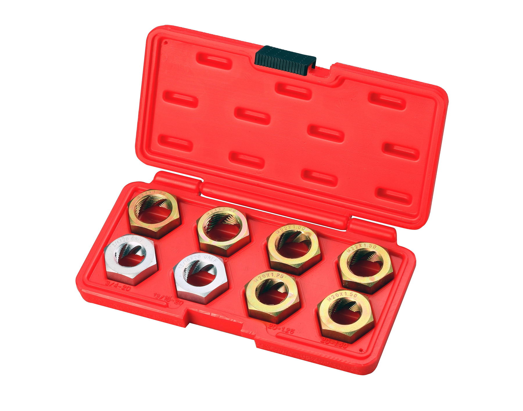 TWIST AXLE SPINDLE RETHREADING SET 8PCS