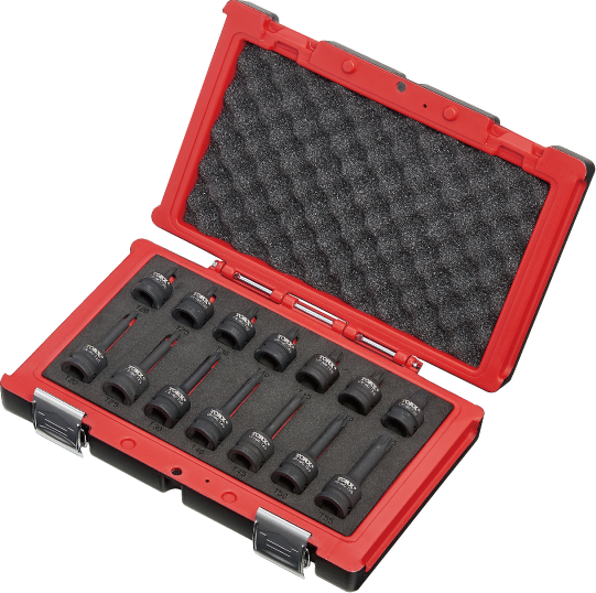 1/2''DR. 14PCS HEX IMPACT BIT SOCKET SET