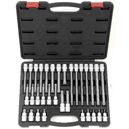 32PCS 1/2”DR.RIBE BIT SOCKET SET