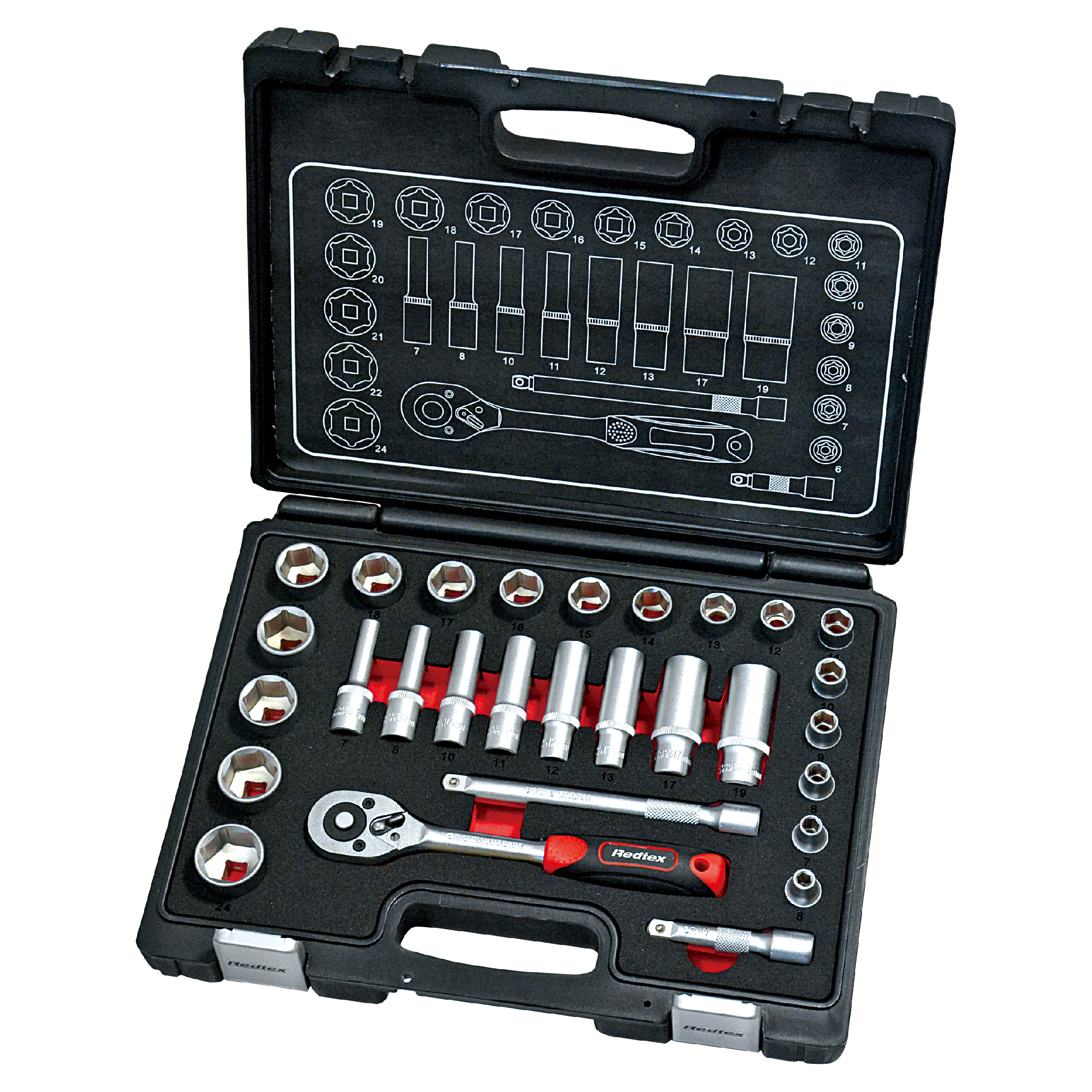 29PCS 3/8 DRIVE SOCKET SET