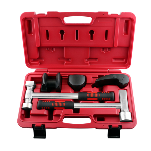 ALUMINUM BODY HAMMER & DOLLY SET 5PCS