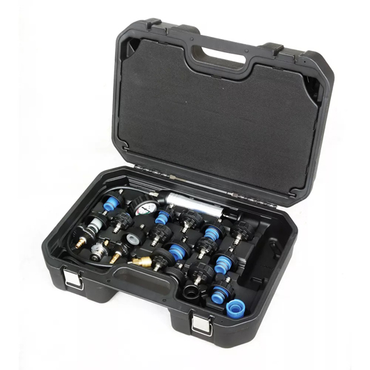 COOLING SYSTEM VACUUM PURGE AND REFILL COOLANT PRESSURE TESTER SET